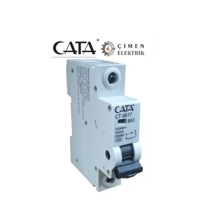 CATA CT 9617 1X63A 4.5Ka B Tipi Otomatik Sigorta