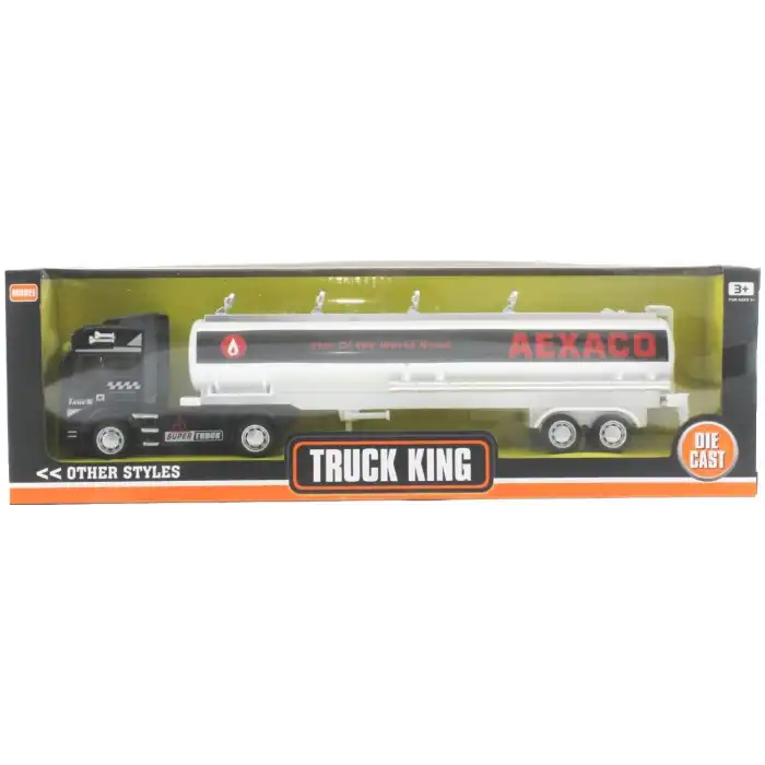Çek Bırak Die Cast Siyah Kafalı Tanker