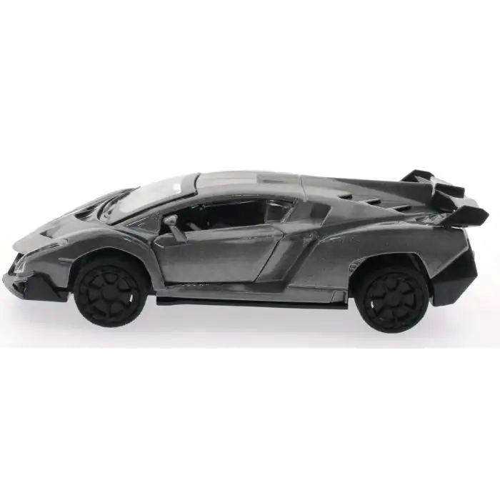 Çek Bırak Gri  Metal Spor Araba Sl6607B