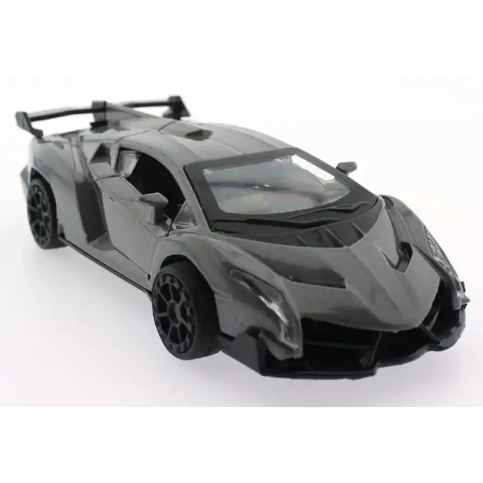 Çek Bırak Gri  Metal Spor Araba Sl6607B