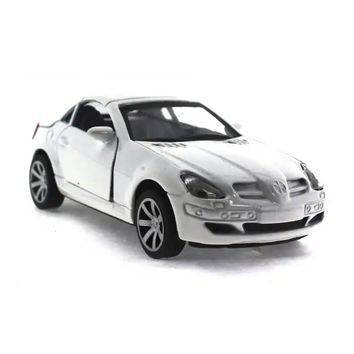 Çek Bırak Mercedes Benzeri Beyaz Metal Araba