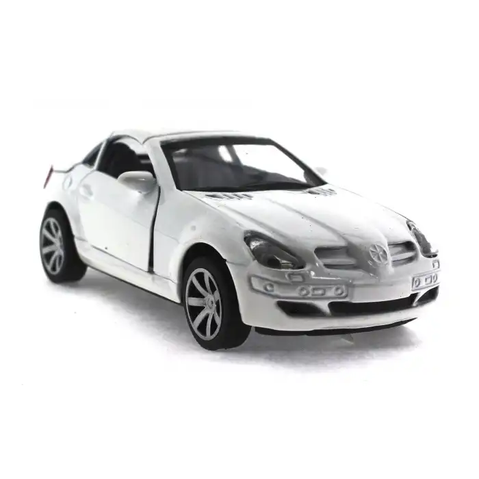 Çek Bırak Mercedes Benzeri Beyaz Metal Araba