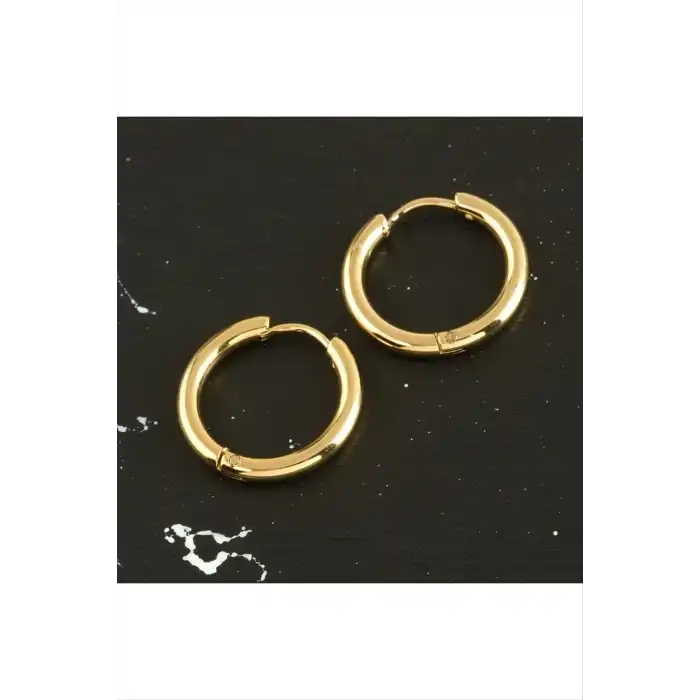 Çelik Halka Küpe 1,5 cm