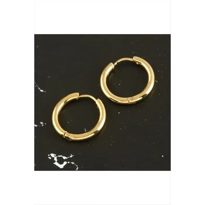 Çelik Halka Küpe 1,5 cm