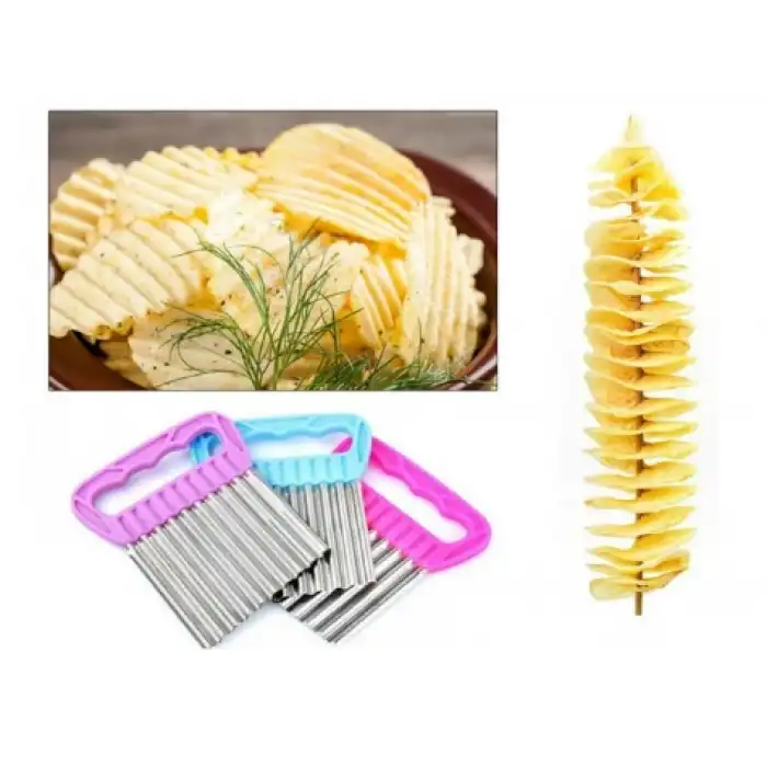 Chips Chopper Şekilli Sebze Ve Meyve Dilimleyici Bx40