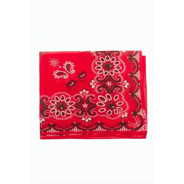 Çiçek Desenli Bandana 50*50