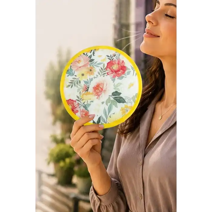 Çiçek Kore Yelpaze 20 cm