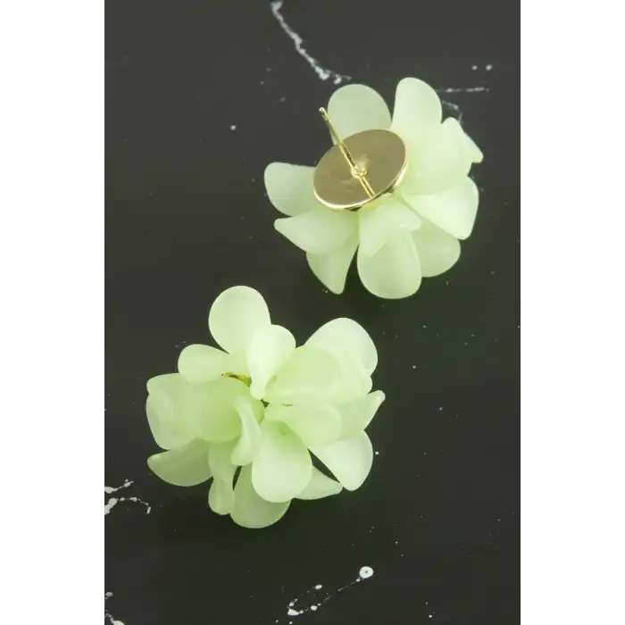 Çiçek Plastik Küpe