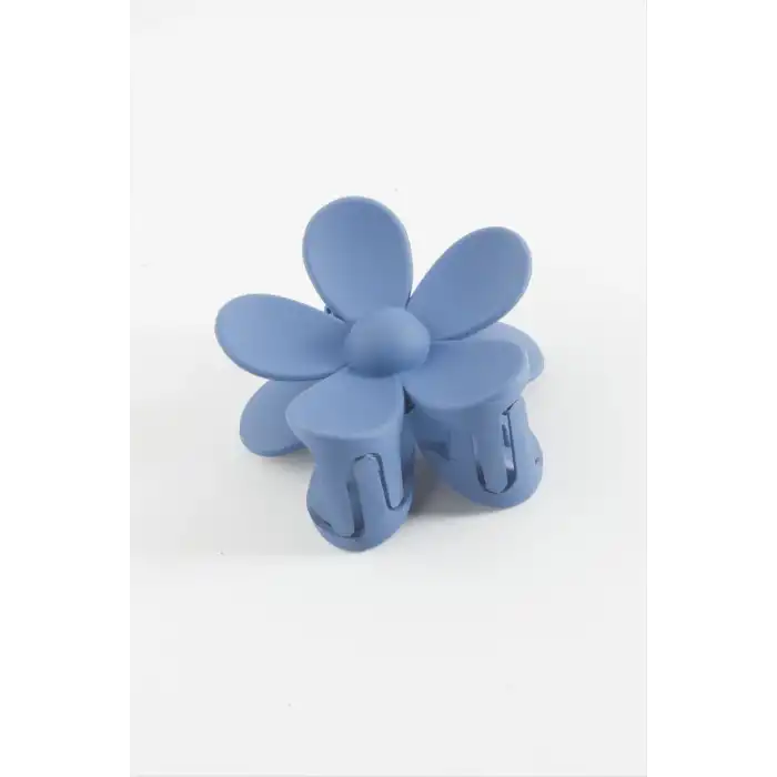 Çiçek Renkli Mandal Toka 7 cm