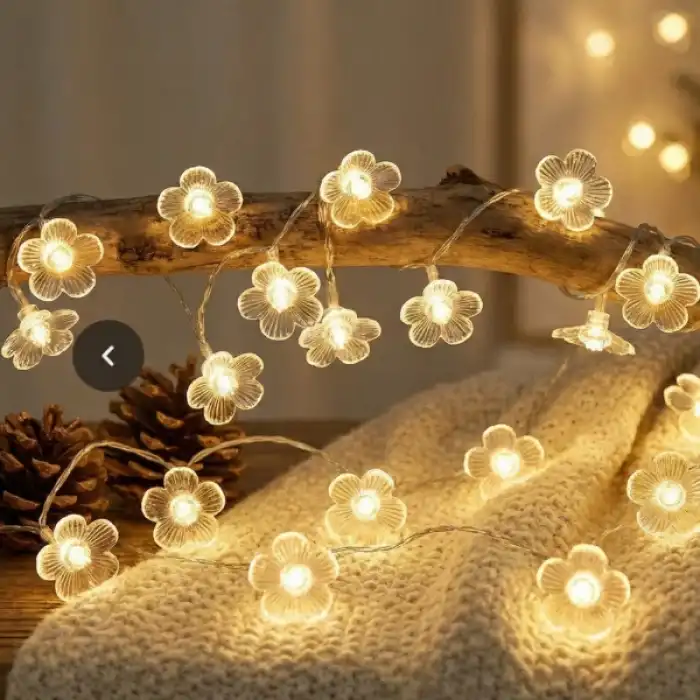 Çiçek Tasarımlı 20 LED USB Aydınlatma