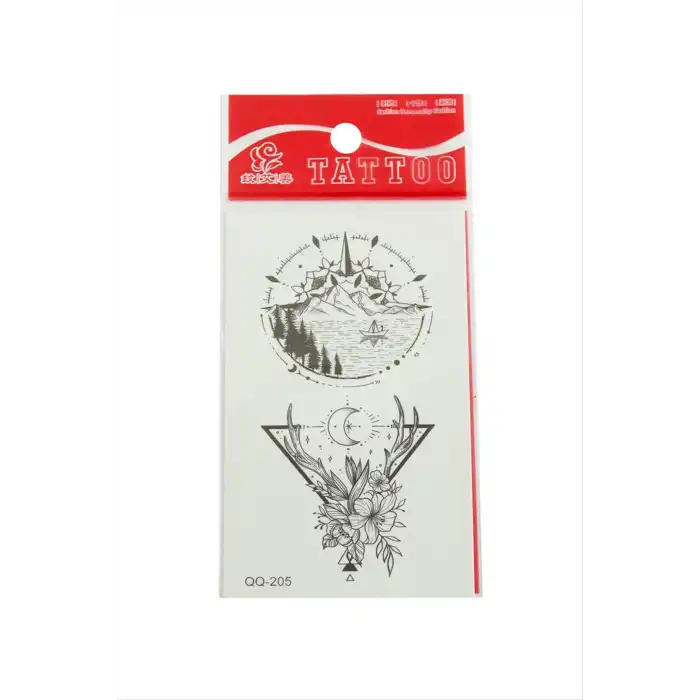 Çiçek Tattoo Dövme Sticker
