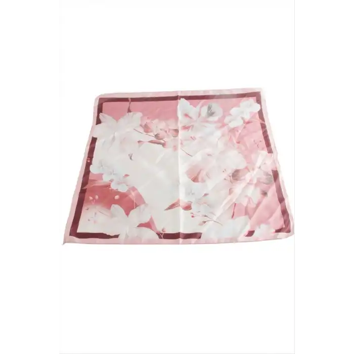 Çiçek Zr Saten Fular 50*50 cm