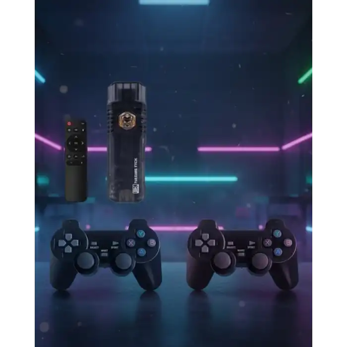 Çift Sistem Kablosuz Retro Oyun Konsolu HDMI Çıkış Android Uyumlu Gamepad Seti