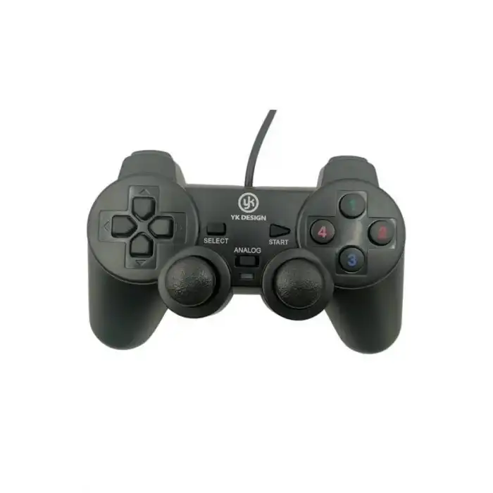 Çift Titreşimli Usb Kablolu Oyun Kolu Pc Uyumlu Vibration Gamepad