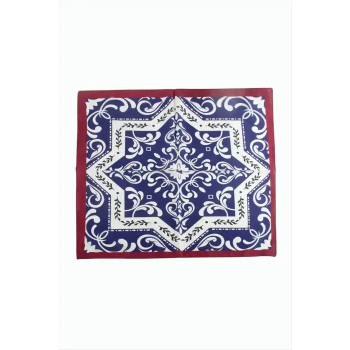 Çini Desenli Zr Şifon Fular 50*50 cm