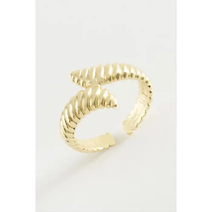 Çizgili Metal Yüzük