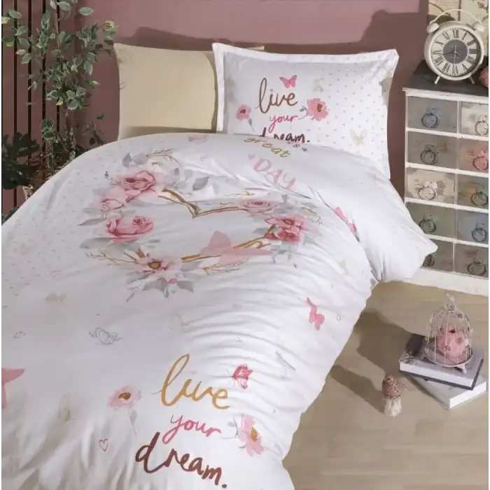 Clasy Tek Kişilik Genç Ranforce Nevresim Takımı Dream