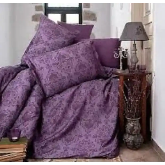 Clasy Tek Kişilik Saten Nevresim Takımı Kavala V2 Mor