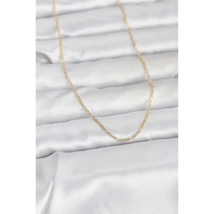 CM 14K Gold Renk 60 cm Zincirli Kadın Kolye