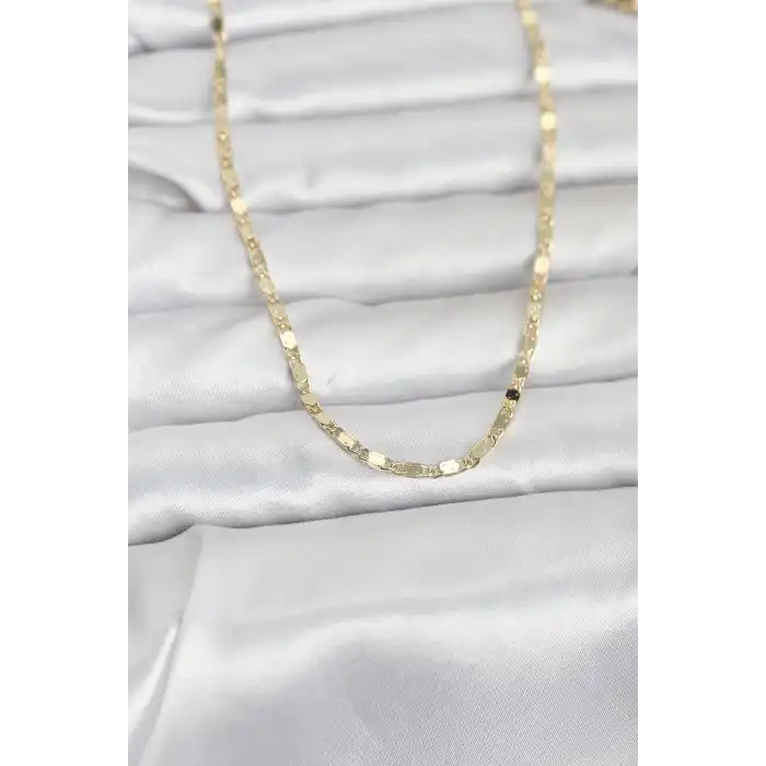 CM 14K Gold Renk Ezme Zincir 60 cm Kadın Kolye