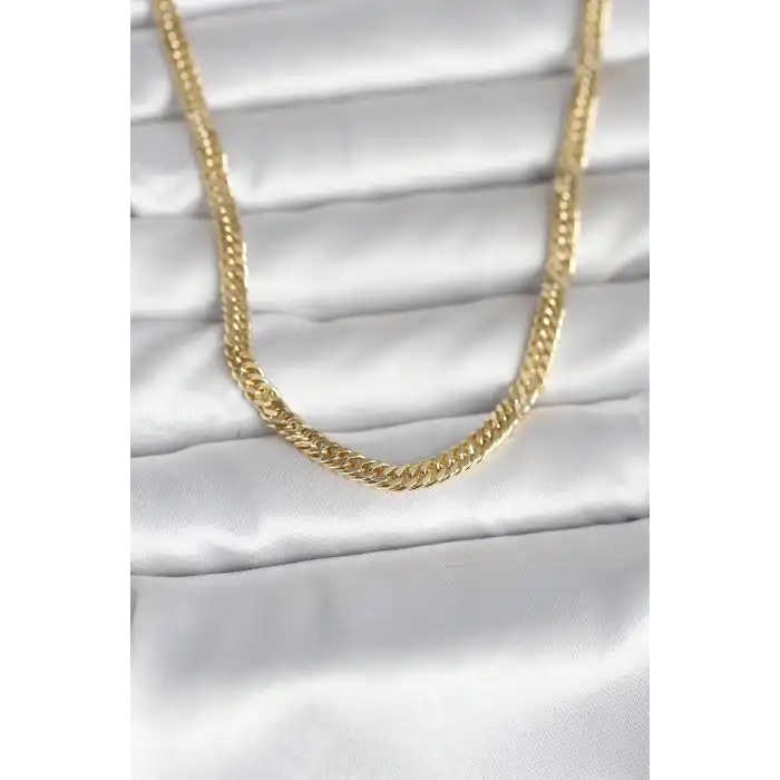 CM 14K Gold Renk Zincir Model 45 cm Kadın Kolye