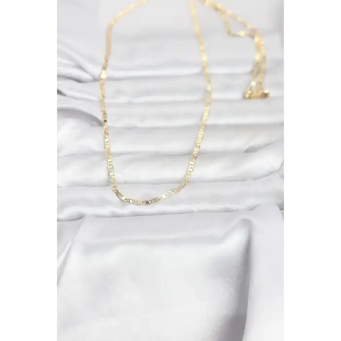 CM 14K Gold Renk Zincir Model 60 cm Kadın Kolye
