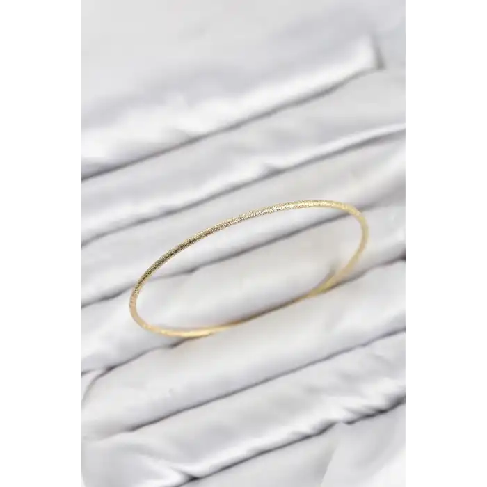 CM Gold Renk Simli Model 65 mm Bilezik