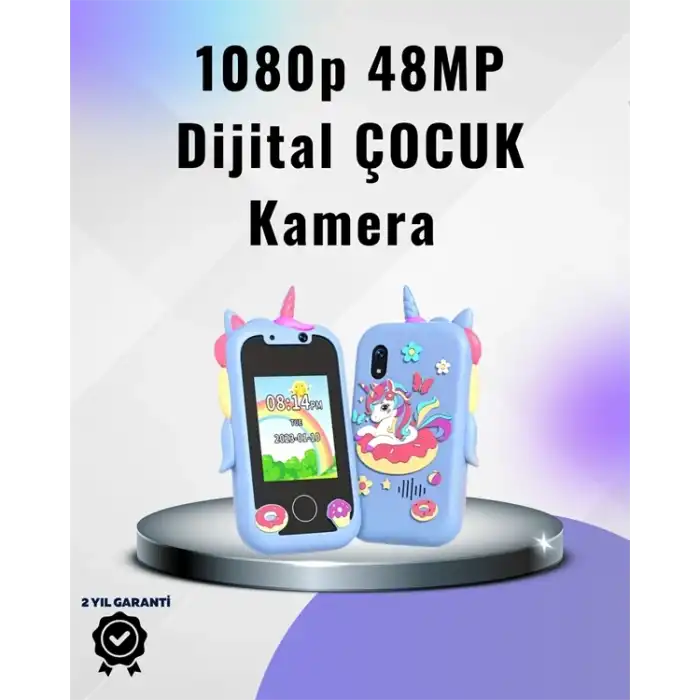 Çocuklar İçin Eğitici Ve Eğlenceli Dijital Kamera