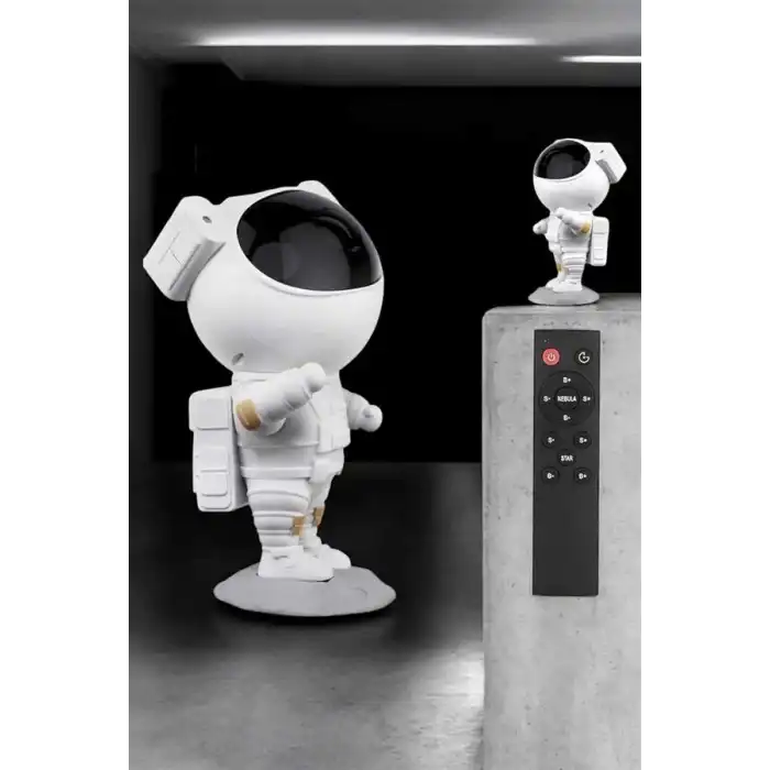 Çocuklara Özel Projeksiyon Astronot Lamba Speaker Sevimli