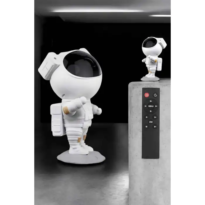 Çocuklara Özel Projeksiyon Astronot Lamba Speaker Sevimli
