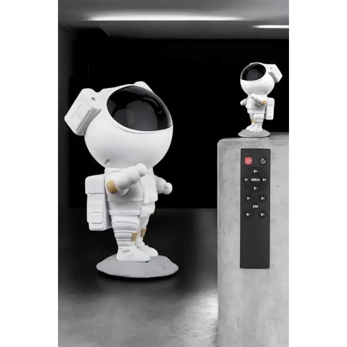 Çocuklara Özel Projeksiyon Astronot Lamba Speaker Sevimli