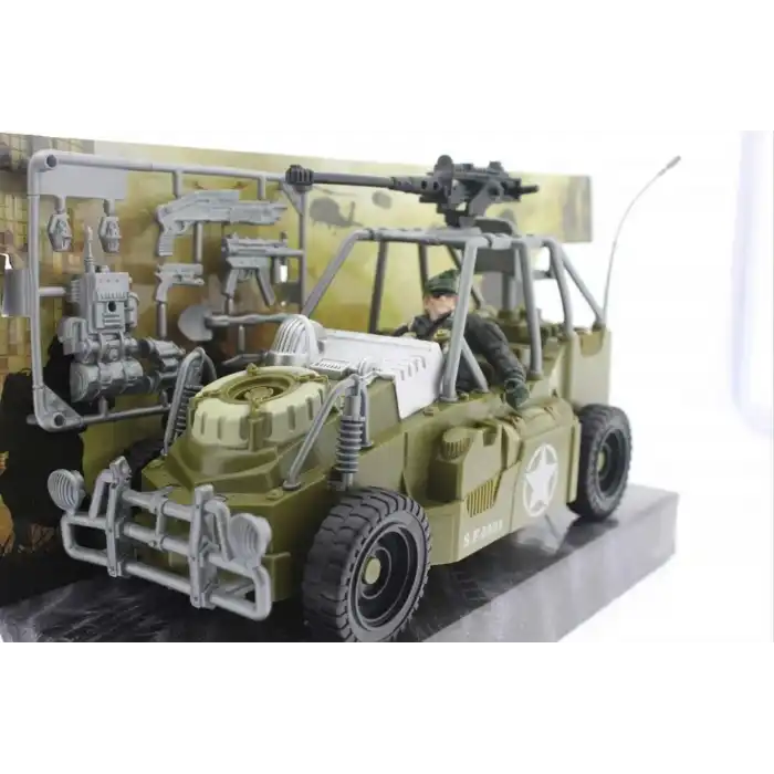 Combat Force Figür ve Askeri Buggy