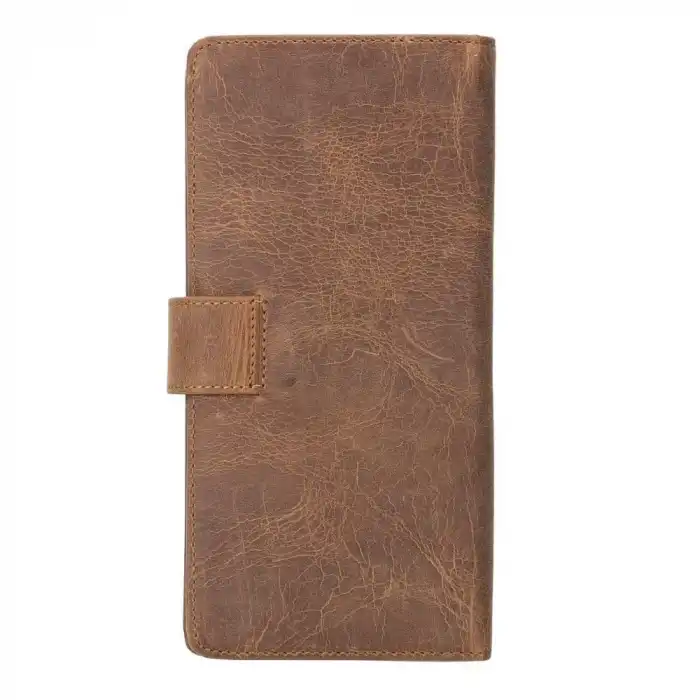 Coppet 6.7 inch Uyumlu Deri Kartlıklı Kılıf G6 Taba