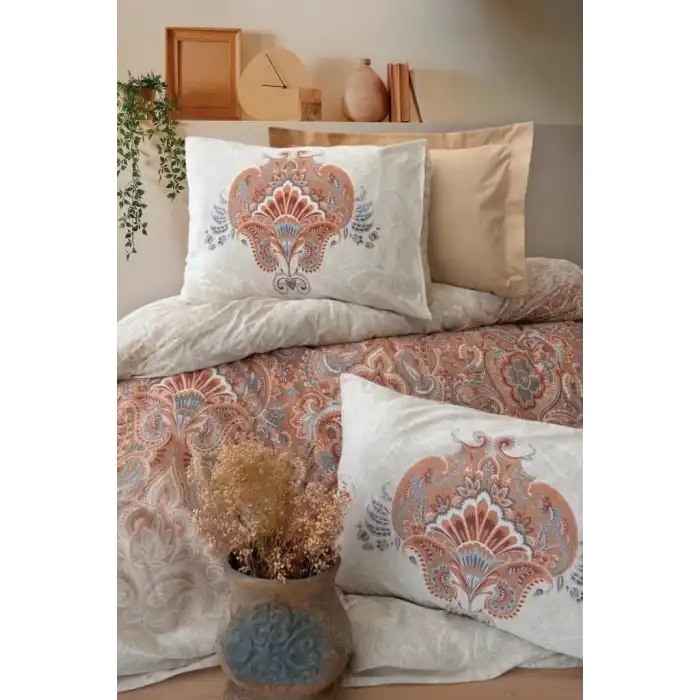 Cotton Box Bohem Nevresim Takımı Çift Kişilik Loreta Bej