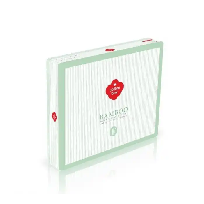 Cotton Box Çift Kişilik Bambu Saten Nevresim Takımı Bordo