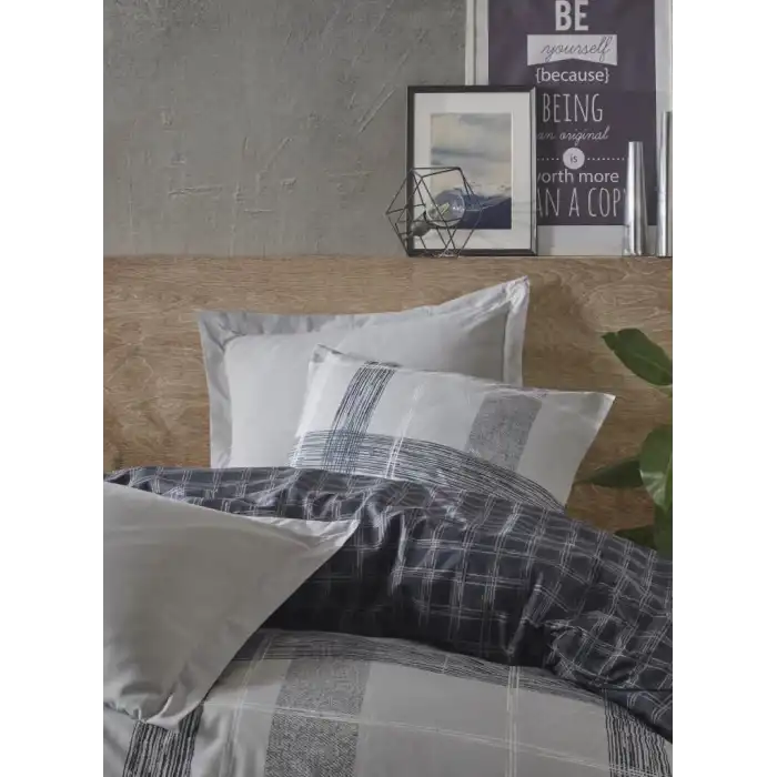 Cotton Box Çift Kişilik Nevresim Takımı Miranda Gri
