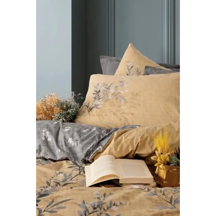 Cotton Box Çift Kişilik Nevresim Takımı Vera Gri