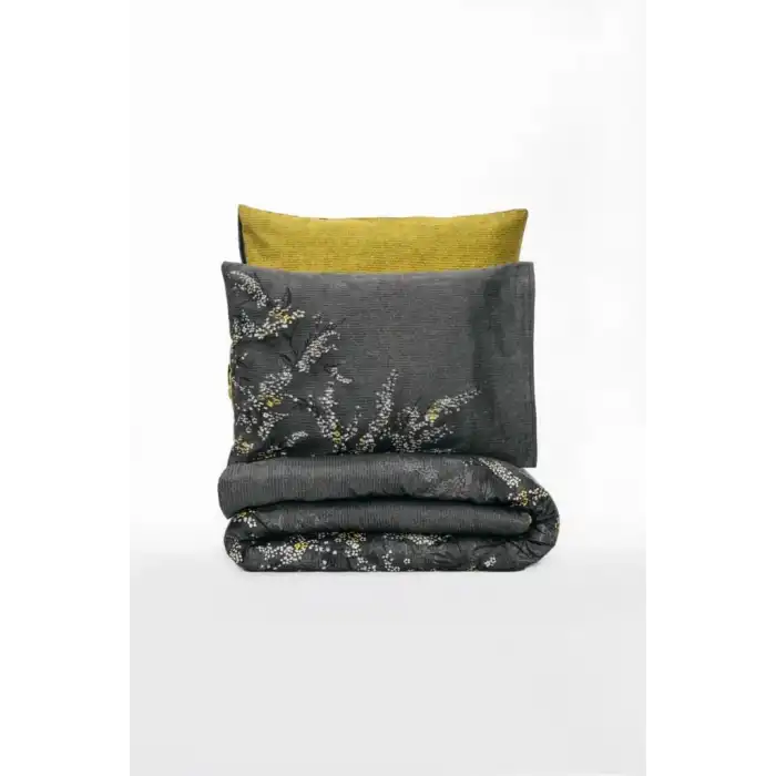 Cotton Box Çift Kişilik Saten Nevresim Takımı Libby Yeşil