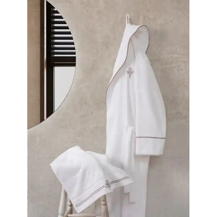 Cotton Box Classic Bornoz Seti Güher M-L Kadın
