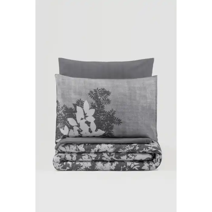 Cotton Box Dual Çift Kişilik Nevresim Takımı Lunt Antrasit