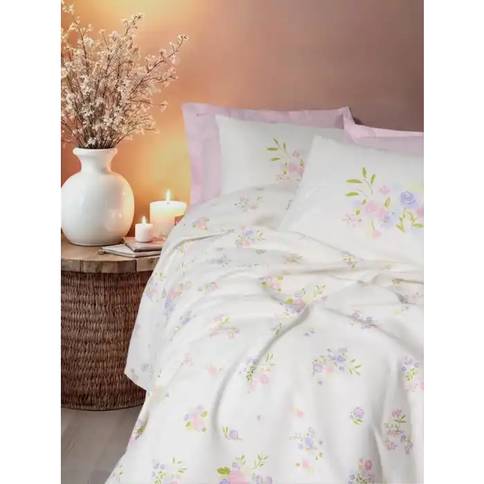 Cotton Box Estiva Çift Kişilik Pike Takımı Petal Pembe