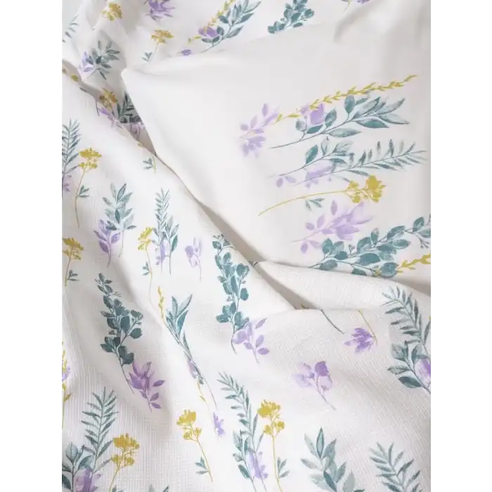 Cotton Box Estiva Çift Kişilik Pike Takımı Twig Mint