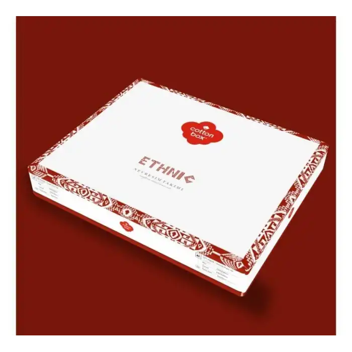 Cotton Box Etnich Nevresim Takımı Çift Kişilik Felix Kiremit