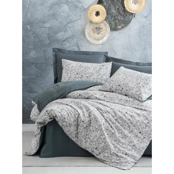 Cotton Box Minimal Çift Kişilik Nevresim Takımı Molly Antrasit