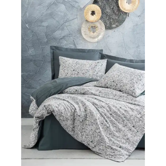 Cotton Box Minimal Çift Kişilik Nevresim Takımı Molly Antrasit