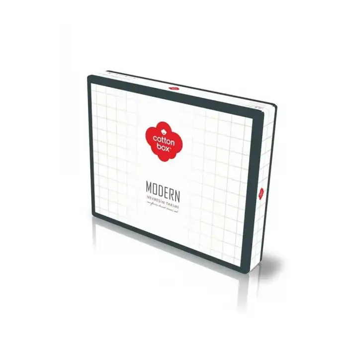 Cotton Box Modern Çift Kişilik Nevresim Takımı Root Vizon