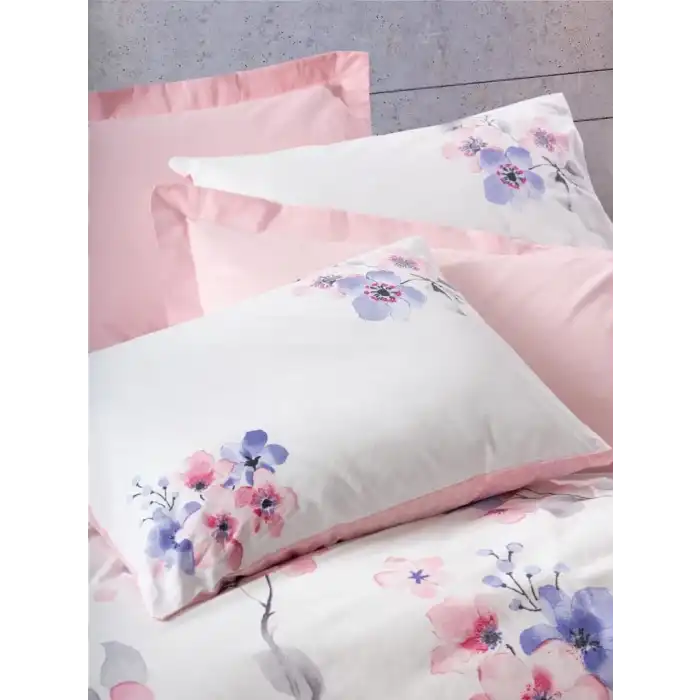 Cotton Box Ranforce Nevresim Takımı Çift Kişilik Jayda Pembe
