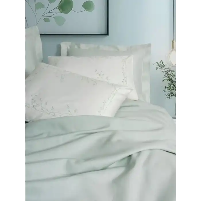 Cotton Box Serenity Bambu Çift Kişilik Pike Takımı Brisa Mint