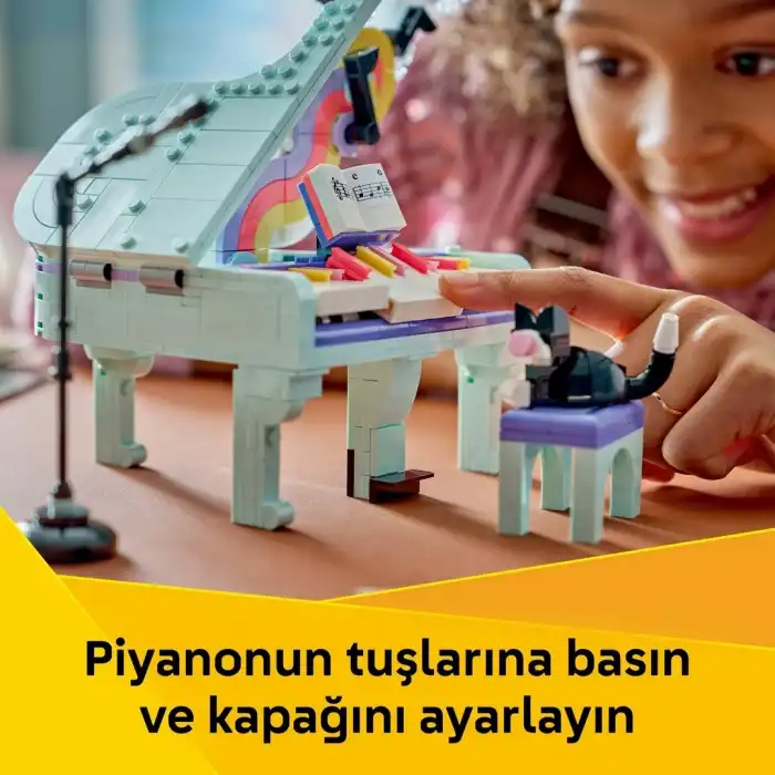 Creator 3’ü 1 Arada Müzikal Dekor Kedili Piyano 31392