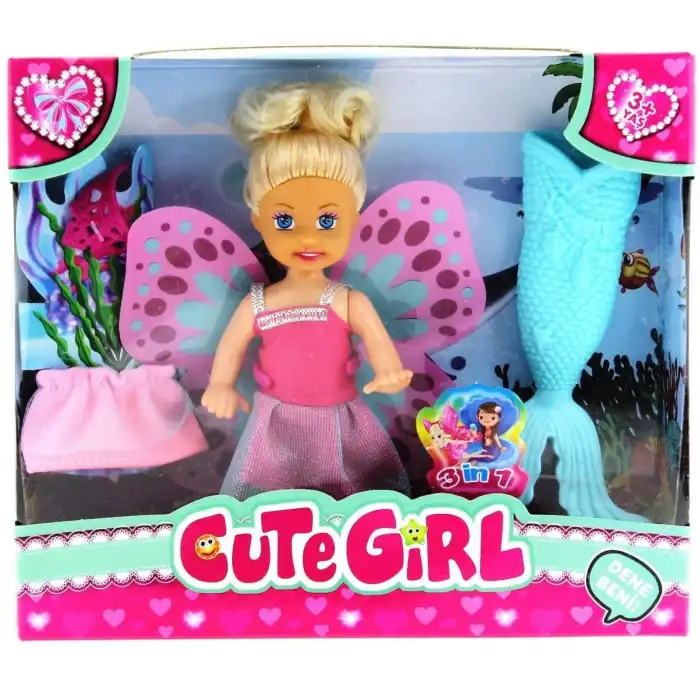 Cute Girl Mini Bebek Denizkızı Seti